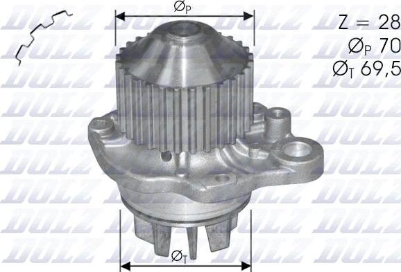 DOLZ C121 - Pompa acqua autozon.pro