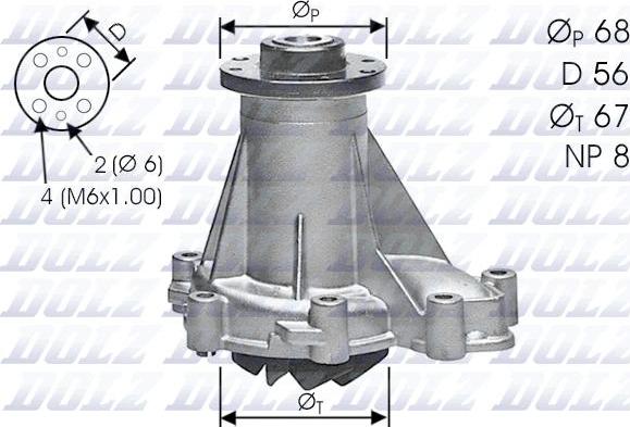 DOLZ M176 - Pompa acqua autozon.pro