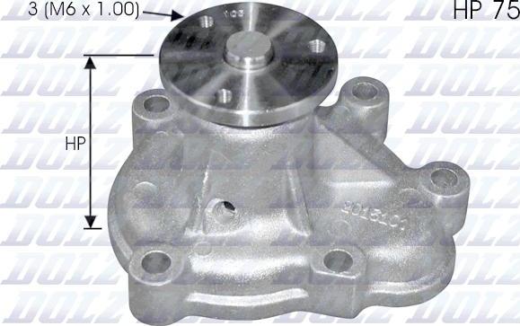 DOLZ O142 - Pompa acqua autozon.pro