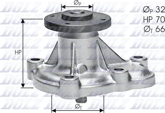 DOLZ O129 - Pompa acqua autozon.pro