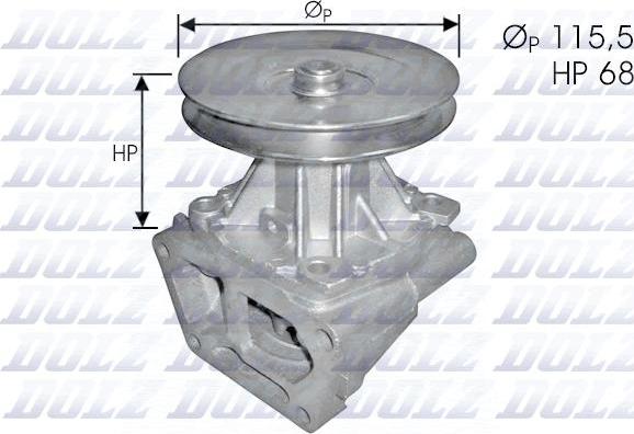 DOLZ S134 - Pompa acqua autozon.pro