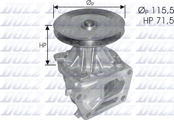 DOLZ S136 - Pompa acqua autozon.pro