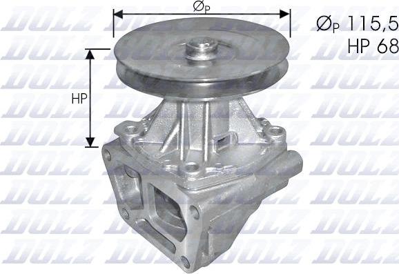 DOLZ S129 - Pompa acqua autozon.pro