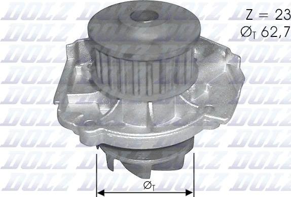 DOLZ S319 - Pompa acqua autozon.pro