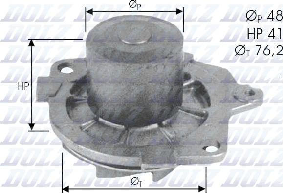 DOLZ S314 - Pompa acqua autozon.pro