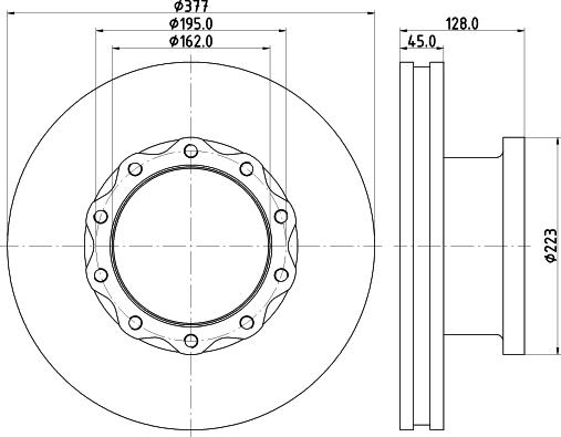 Brake Engineering 955776 - Discofreno autozon.pro