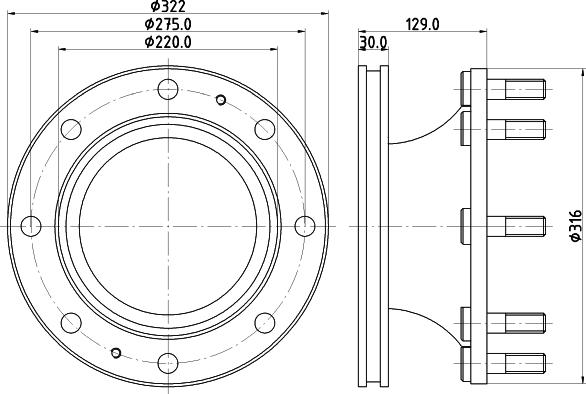 Quinton Hazell BDC4655 - Discofreno autozon.pro