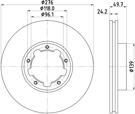 Quinton Hazell BDC5828 - Discofreno autozon.pro