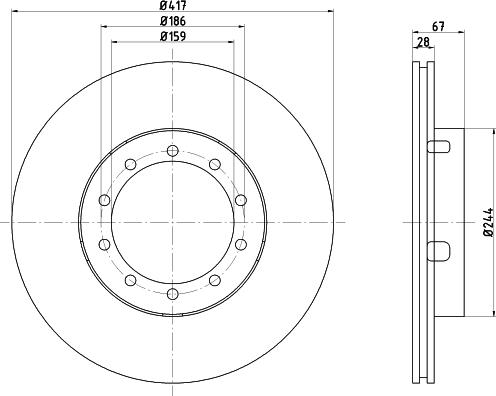 Febi Bilstein 23721 - Discofreno autozon.pro