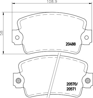 DON CVP045 - Kit pastiglie freno, Freno a disco autozon.pro