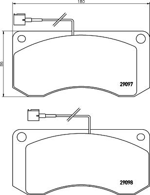 DON CVP031 - Kit pastiglie freno, Freno a disco autozon.pro