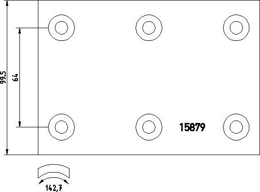 DON GG2091A7141 - Kit materiale d'attrito, Freno a tamburo autozon.pro