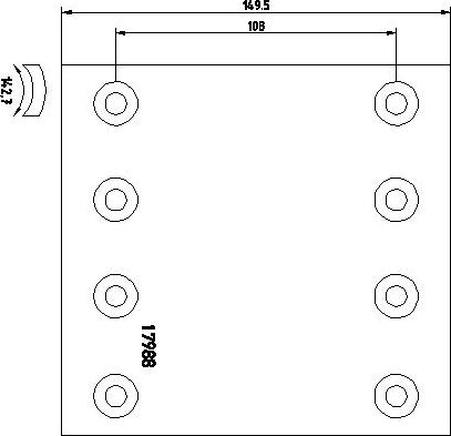 DON GG2101A7115 - Kit materiale d'attrito, Freno a tamburo autozon.pro