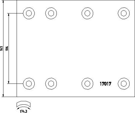 DON GG2171A7141 - Kit materiale d'attrito, Freno a tamburo autozon.pro