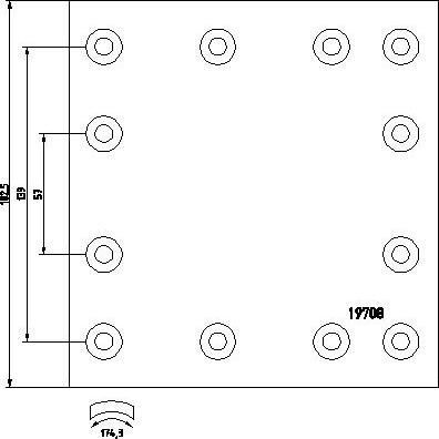 DON GG2322S7115 - Kit materiale d'attrito, Freno a tamburo autozon.pro