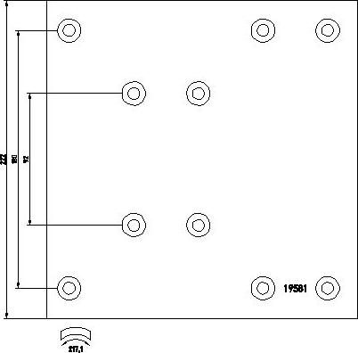 DON MB76772A7113 - Kit materiale d'attrito, Freno a tamburo autozon.pro