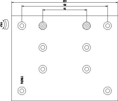 DON MP362S7115 - Kit materiale d'attrito, Freno a tamburo autozon.pro