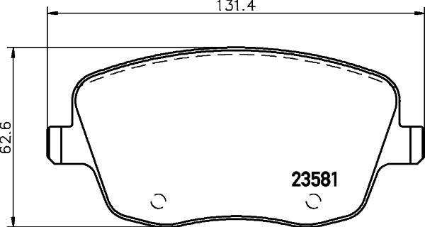 DON PCP1494 - Kit pastiglie freno, Freno a disco autozon.pro