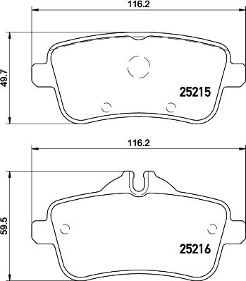 DON PCP1449 - Kit pastiglie freno, Freno a disco autozon.pro