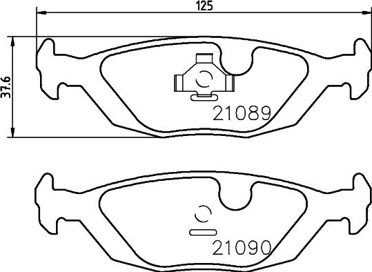 DON PCP1464 - Kit pastiglie freno, Freno a disco autozon.pro