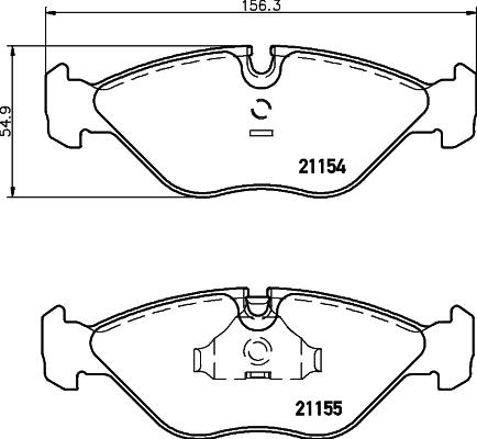 DON PCP1465 - Kit pastiglie freno, Freno a disco autozon.pro