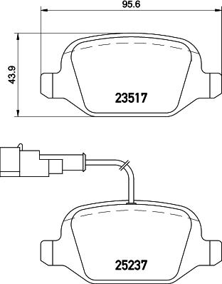 DON PCP1488 - Kit pastiglie freno, Freno a disco autozon.pro