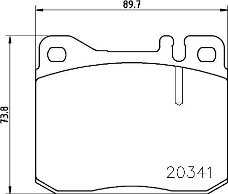 DON PCP1432 - Kit pastiglie freno, Freno a disco autozon.pro