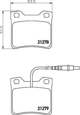 DON PCP1541 - Kit pastiglie freno, Freno a disco autozon.pro