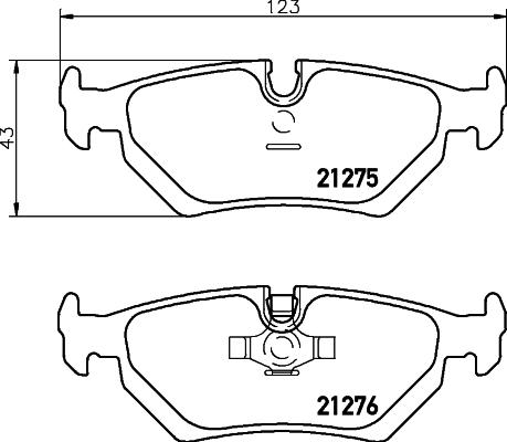 DON PCP1504 - Kit pastiglie freno, Freno a disco autozon.pro