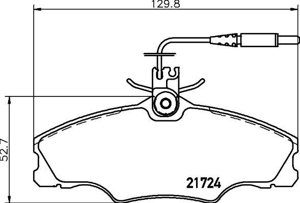 DON PCP1505 - Kit pastiglie freno, Freno a disco autozon.pro