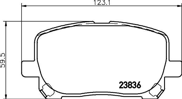 DON PCP1508 - Kit pastiglie freno, Freno a disco autozon.pro