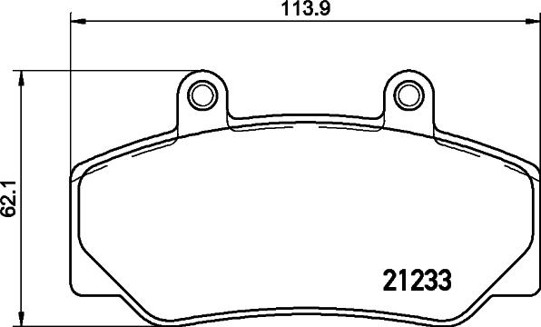 DON PCP1503 - Kit pastiglie freno, Freno a disco autozon.pro