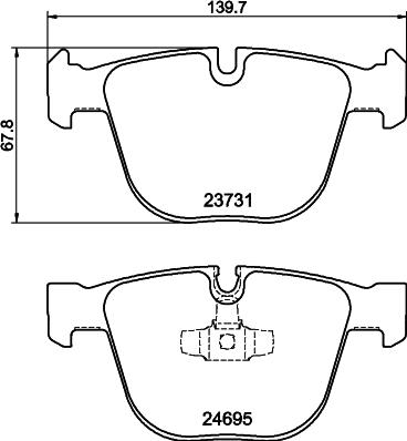 DON PCP1507 - Kit pastiglie freno, Freno a disco autozon.pro