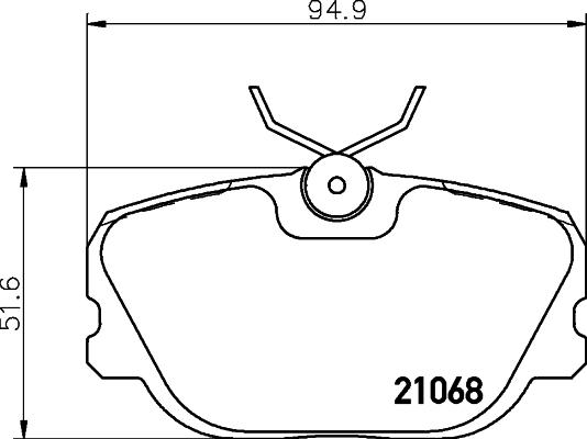 DON PCP1538 - Kit pastiglie freno, Freno a disco autozon.pro