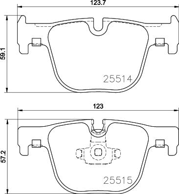 DON PCP1575 - Kit pastiglie freno, Freno a disco autozon.pro