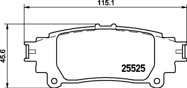 DON PCP1576 - Kit pastiglie freno, Freno a disco autozon.pro