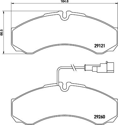 DON PCP1692 - Kit pastiglie freno, Freno a disco autozon.pro