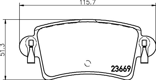 DON PCP1643 - Kit pastiglie freno, Freno a disco autozon.pro