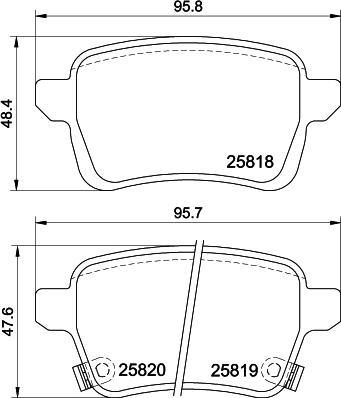 DON PCP1613 - Kit pastiglie freno, Freno a disco autozon.pro