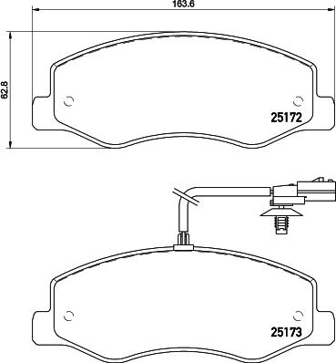 DON PCP1688 - Kit pastiglie freno, Freno a disco autozon.pro