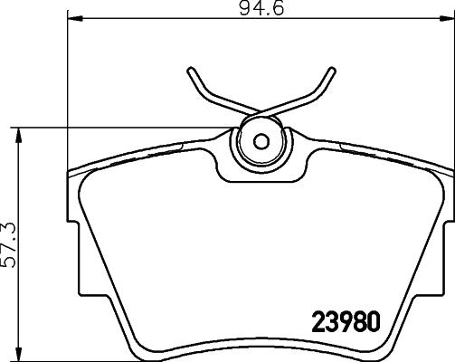 DON PCP1634 - Kit pastiglie freno, Freno a disco autozon.pro