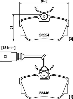 DON PCP1630 - Kit pastiglie freno, Freno a disco autozon.pro