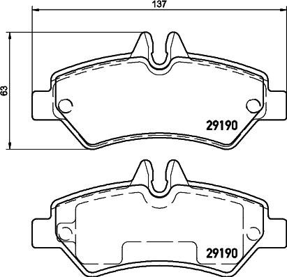 DON PCP1632 - Kit pastiglie freno, Freno a disco autozon.pro