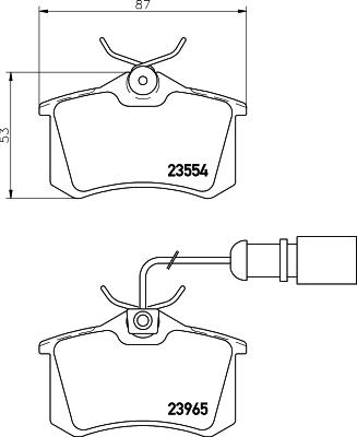 DON PCP1092 - Kit pastiglie freno, Freno a disco autozon.pro