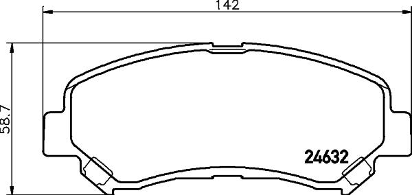 DON PCP1065 - Kit pastiglie freno, Freno a disco autozon.pro