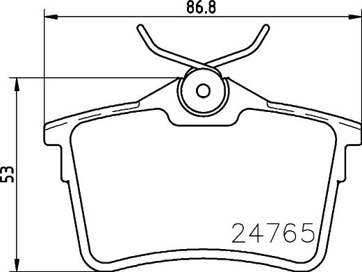 DON PCP1062 - Kit pastiglie freno, Freno a disco autozon.pro