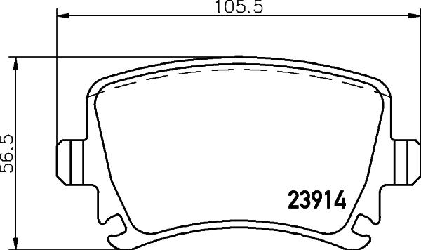 DON PCP1004 - Kit pastiglie freno, Freno a disco autozon.pro