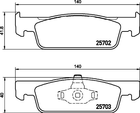 DON PCP1089 - Kit pastiglie freno, Freno a disco autozon.pro