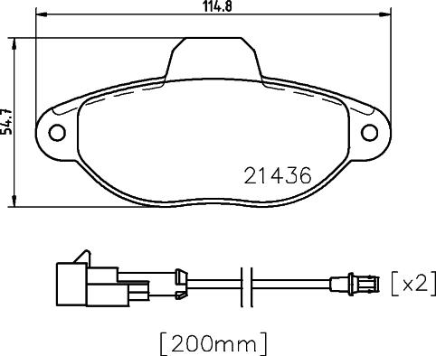 DON PCP1074 - Kit pastiglie freno, Freno a disco autozon.pro