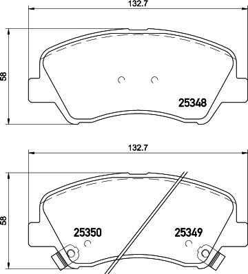 DON PCP1073 - Kit pastiglie freno, Freno a disco autozon.pro